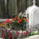 monument at the cemetery