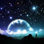 dream book stars in the night sky