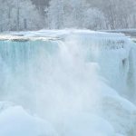 frozen waterfall in a dream